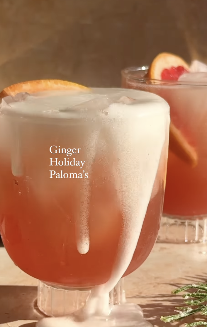 Ginger Holiday Paloma, for two